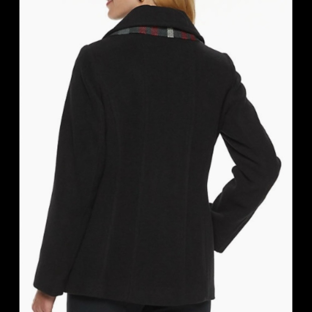 Nautica Black Wool Blend Coat - Picture 2 of 12